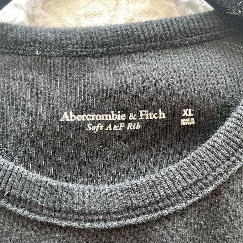 Abercrombie & Fitch Soft A&F Rib Knit Racerback Tank - Picture 2 of 3